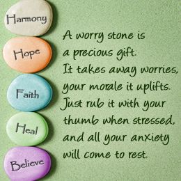 Make your own worry stones. Worry Dolls, Counseling Resources, Therapy Worksheets, Crystal Therapy, Therapy Tools, Worry Stones, Yoga For Kids, School Counseling, Therapy Activities