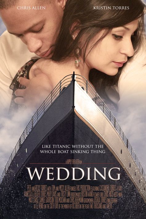 The Movie Poster my friends husband made for their Movie Themed Wedding. =) @Kristin Torres Titanic Wedding, Movie Themed Wedding, Sabe The Date, Edwardian Wedding, Event Programs, Wedding Movies, Wedding Speech, Wedding Posters, Movie Themes