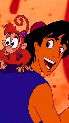 Aladdin and Abu Aladdin Animation, Aladdin Cake, Abu Aladdin, Disney Prints, Aladdin Wallpaper, Disney Movie Scenes, Tattoo Disney, Aladdin Disney, Disney Storybook