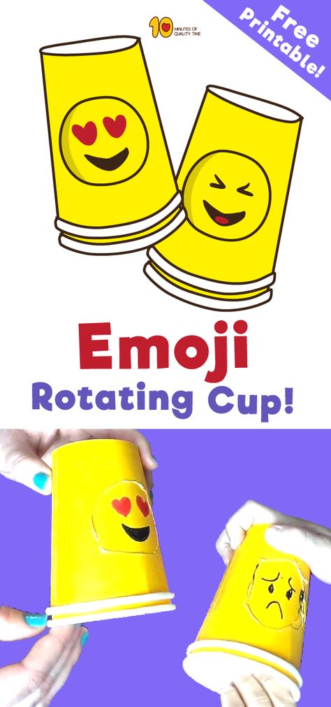 Emoji Rotating cup Feelings Emoji, Kids Church Lessons, Cup Game, Emoji Games, Checkers Game, Cup Games, Emoji Birthday, Holiday Club, Dinosaur Activities