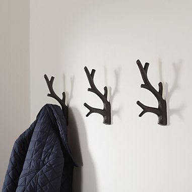 Wilder Wall Hook Decorative Coat Hooks, Anniversary Candle, Natural Branches, Deer Wall, Floral Bedding, Coat Rack Wall, Decorative Hooks, Drapery Panels, Wall Storage