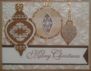 Christmas Card Ornaments, Ornament Card, Homemade Christmas Cards, Stampin Up Christmas Cards, Christmas Holiday Cards, Diy Christmas Cards, Merry Christmas Card, Christmas Cards To Make, Winter Cards