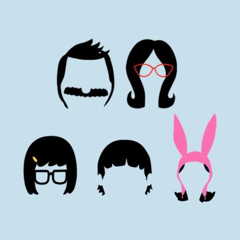 Bobs Burgers Tattoo, Louise Belcher, Bobs Burger, Burger Fries, Tina Belcher, Planner Art, Bob's Burgers, Watercolor Projects, Art Svg