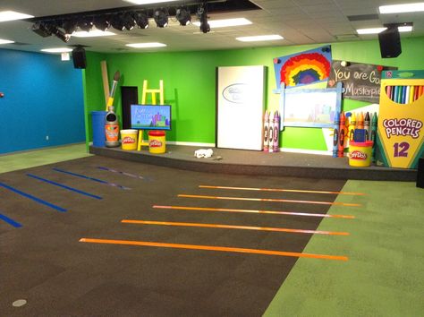 Simple Kidmin: Creative Seating for Children's Ministry Children’s Church Decor, Kids Ministry Design, Childrens Ministry Room, Kids Ministry Rooms, Childrens Ministry Decor, Creative Seating, Maker Fun Factory Vbs, Kids Church Rooms, Kids Church Decor