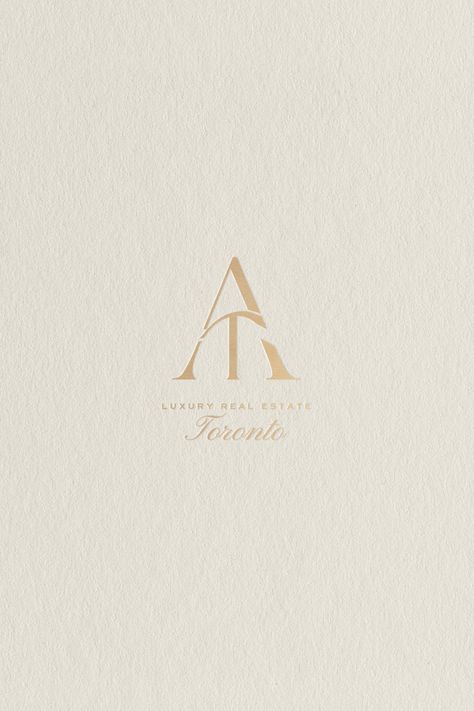 At Logo Design Letter, Luxury Brand Palette, Real Estate Fonts, Luxury Real Estate Logo Design, Brand Identity Design Luxury, Real Estate Brand Identity, Luxury Brand Pattern, Luxury Real Estate Branding, Real Estate Logo Ideas