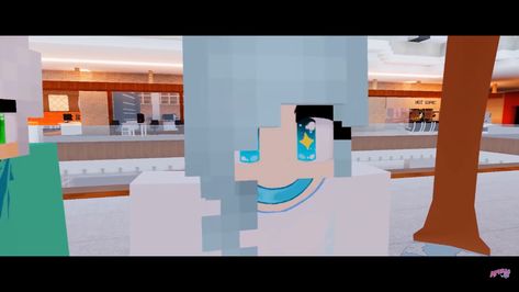 Aphmau Screenshots, Katelyn Aphmau, Aphmau Characters, Youtube Videos, Lighted Bathroom Mirror, Minecraft, Bathroom Mirror, Mirror