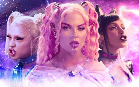 #LuisaSonza - #Anitta - #PabloVittar - #ModoTurbo - #Clipe - #Icon J Pop, Hero 3, Music Channel, Music Promotion, Tv Channel, Stitch Disney, Music Tv, Your Music, Pink Hair