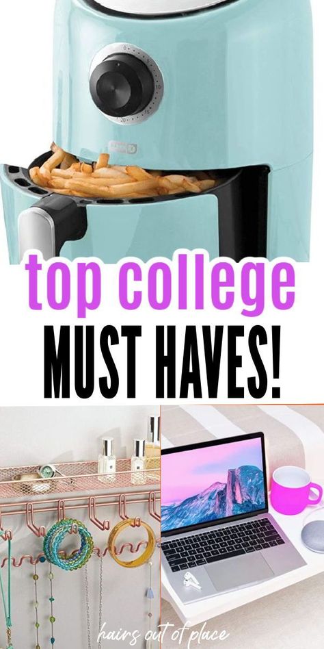 Here are the college must haves you absolutely need for your college time! Whether you're a freshman or still in college, these simple and clever ideas for your dorm room will help to keep your college space organized and smooth. Must Haves For College, College Dorm Room Hacks, College Dorm Diy, Dorm Room Items, College Dorm Room Organization, College Dorm Gifts, Dorm Gifts, College Must Haves, College Packing Lists