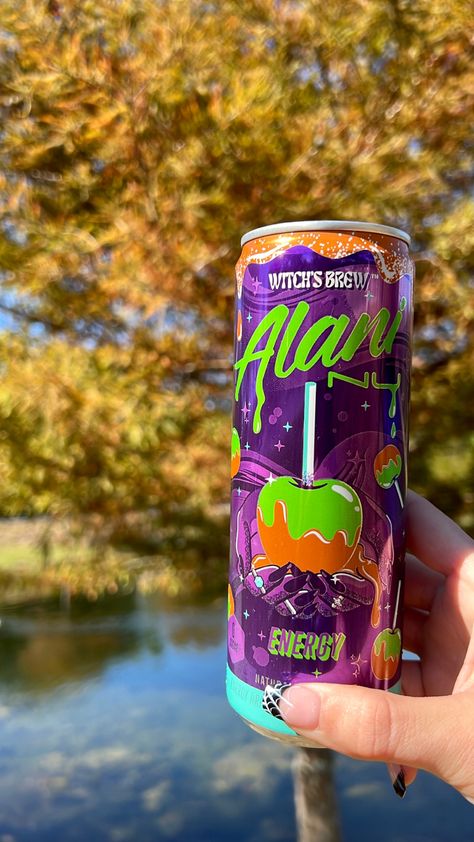 Witches Brew Alani, Alani Nu Energy Drink Aesthetic, Alani Drink, Alani Nu, Best Energy Drink, Drink Fridge, Teacher Aesthetic, Strawberry Acai, Pink Tumblr Aesthetic