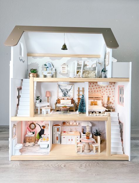 Kidkraft Dollhouse, Chelsea Doll, Doll House Plans, Dollhouse Projects, Doll House Crafts, Dekorasi Kamar Tidur, Barbie Doll House, Modern Dollhouse, Dollhouse Kits