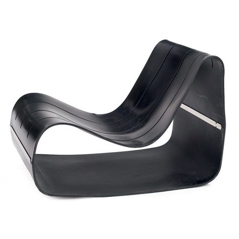 Motomi Kawakami “Fiorenza” lounge chair, by Alberto Bazzani, Italy, c.1970s, two pieces of black formed plastic with chrome fittings Plastic Lounge Chair, Hallway Chairs, Modern Retro Furniture, Chair Inspiration, Dining Room Chair Cushions, Adirondack Chair Cushions, Cool Bar Stools, Integrated Marketing, Comfortable Accent Chairs