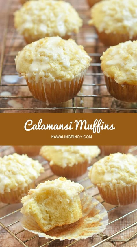 Filipino Bread, Citrus Glaze, Pinoy Dessert, Philippines Recipes, Filipino Food Dessert, Filipino Recipe, Muffins Recipes, Thai Foods, Native Foods