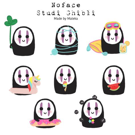 #noface #studioghibliart #summer #digitaldownloadshop #etsy #kawaii #cute #anime No Face Cute, Ghibli Fanart, Window Mural, Studio Ghibli Fanart, Ghibli Tattoo, Drawing Tutorials For Beginners, Purchase Card, Ghibli Artwork, Studio Ghibli Art