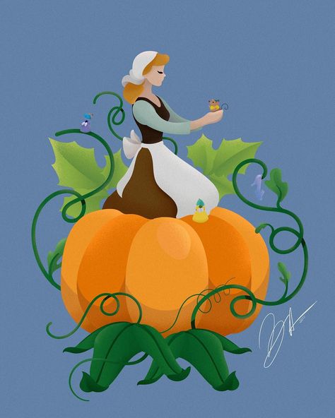 Rubén - 🅷🆈🆄🅽🅶86 on Instagram: “#Icon 11 #Cinderella #Limited #Prints will be available soon (DM) . . #Disney #Princess #glassslipper #pumpkin #mouse #gusgus #magic…” Cinderella Icon, Pumpkin Mouse, Rave Nails, Princess Pumpkin, Cinderella Aesthetic, Cinderella Pumpkin, Australian Ballet, Disney Wallpapers, Instagram Icon