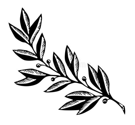 American Traditional Vines, Traditional Leaves Tattoo, Traditional Leaf Tattoo, Laurel Tattoo, Olive Branch Tattoo, Mangas Tattoo, Traditional Tattoo Flowers, Brush Tattoo, Branch Tree