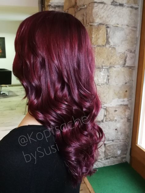 Cassis Purple Hair, Cassis Pink Hair, Cherry Pink Hair, Berry Pink Hair, Lavender Hair, Curly Hair Tips, Nails Coffin, Long Hairstyles, Hair Inspo Color