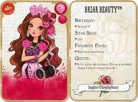 Ever After High Names, Briar Beauty, Ashlynn Ella, Cerise Hood, Chocolate Quotes, Lizzie Hearts, Raven Queen, Apple White, Ever After High