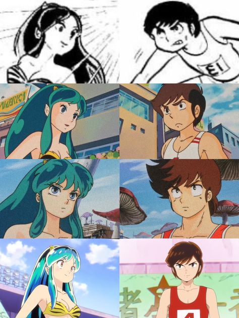 Lum Anime, Lum Invader, Rumiko Takahashi, Urusei Yatsura, Super Mario Art, Mario Art, Old Anime, Animated Drawings, Art Series