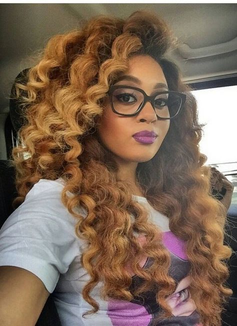 Blonde Hair Dark Beard, Long Perm, Crochet Braids Marley Hair, Hair And Glasses, Braids Blonde, Curly Crochet Hair Styles, Marley Hair, Hair Afro, Crochet Braids Hairstyles