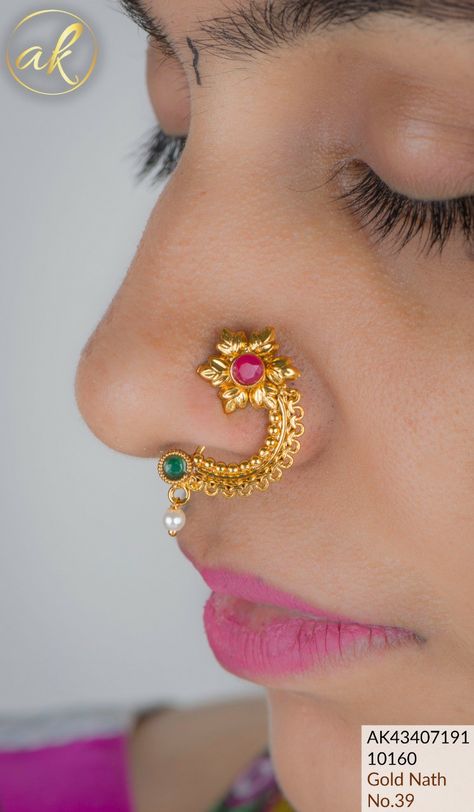 Nose Ring Aesthetic, Fashion Editorial Makeup, Nath Nose Ring, Ring Aesthetic, Hippie Accessories, Diamond Nose Stud, Indian Jewelry Earrings, Fake Nose Rings, Fake Nose