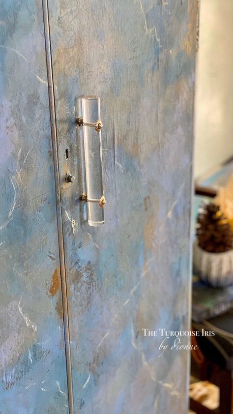 Stonewashed Wardrobe Furniture Makeover | The Turquoise Iris Old Wardrobe Makeover, Gold Ticket, Old Wardrobe, Vintage Painted Furniture, Furniture Upcycling, Wardrobe Makeover, Wardrobe Furniture, Apartment Decor Inspiration, Business Coaching