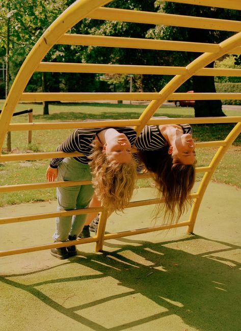 In Melissa Schriek’s new photobook, best friends hang (we mean really hang) out Playground Photography, Dulwich Picture Gallery, Friends Hanging Out, Laying On The Beach, Visual Metaphor, Best Friend Photoshoot, Anatomy Poses, Photographs Of People, Third Wheel