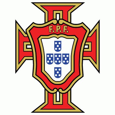 Portugal Primary Logo (1954) - Red shield on a cross Portugal Football Team, Portugal Fc, Portugal Team, Portugal National Football Team, Cr7 Portugal, Portugal Soccer, Benfica Wallpaper, World Cup Kits, Portugal National Team