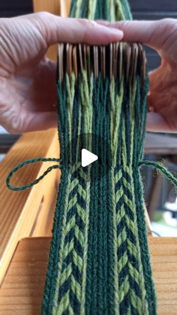 Lost Thread - WICIstore | There is no such thing as too much green 🌳🍃 🤗  #tabletweaving #wool #green #lightgreen #geometric #chevron #belt #brettchenweben #hobby... | Instagram Tablet Weaving Patterns, Tablet Weaving, Weaving Patterns, Weaving Art, Light Green, Weaving, Wool, Green, Pattern