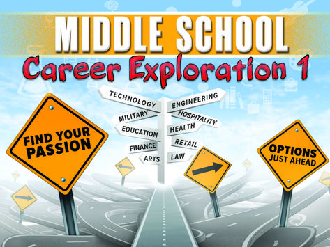 Middle School Career Exploration 1: Charting Your Path - eDynamic Learning College And Career Readiness Middle School, Leadership Development For Middle School, Middle School Career Activities, Career Exploration Activities Middle School, Career Research Project Middle School, Career Investigation Middle School, Career Lessons For Middle School, Career Activities For Middle School, Career Exploration Middle School