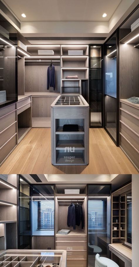 Bedroom Ideas Dark, Bedroom Ideas Modern, Bedroom Ideas On A Budget, Dream Closet Design, Bedroom Ideas For Couples Modern, Bilik Idaman, Walk In Closet Design, Closet Design Layout, Bedroom Ideas For Couples