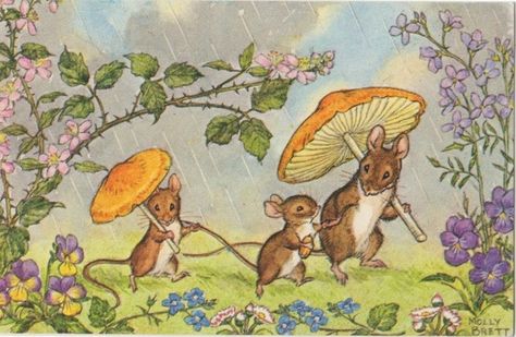 Brooke Core, L Wallpaper, Storybook Art, Bunny Drawing, Spring Shower, Fairytale Art, Beatrix Potter, Whimsical Art, Cute Illustration