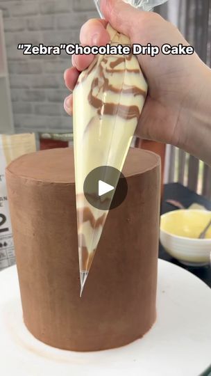 4.5M views · 27K reactions | @jinnys_cakes “Zebra” Chocolate Drip Cake using Callebaut Chocolate #tigerdrip #zebradrip #chocolatedripcake #chocolatedrip #chocolatecake #ad | Jinny's Cakes Bakes & Decorates | Giulio Cercato · I Feel The Sun (feat. Alex Blue) Decorated Chocolate Cake, Chocolate Drip Cake Birthday, Blue Drip Cake, Caramel Drip Cake, Callebaut Chocolate, Chocolate Drip Cake, Chocolate Cake Decoration, Chocolate Drip, Drip Cake