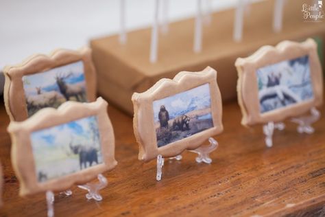 Artwork Cookies from a Museum of Natural History Themed Party via Kara's Party Ideas | KarasPartyIdeas.com | The Place for All Things Party! (11) Globe Cake, Gala Themes, Prom Themes, Dinosaur Cookies, Museum Gift Shop, History Events, Succulent Centerpieces, Wedding Movies, Night At The Museum