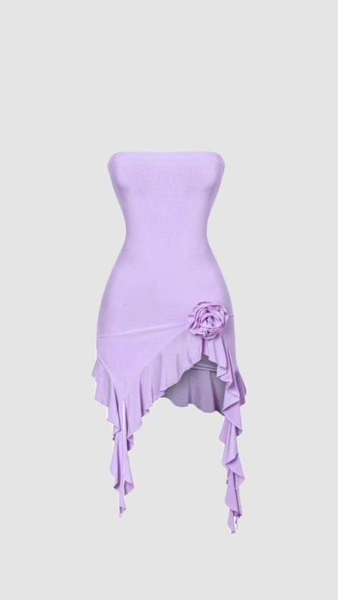 Purple Ruffel of the Shoulders Dress, Dress inspo, wedding guest dress inspo, dream dress Dream Dress Wedding, Dress Wedding Guest, Dress Inspo, Guest Outfit, Dress Wedding, Wedding Guest Outfit, Guest Dresses, Dream Dress, Purple Dress