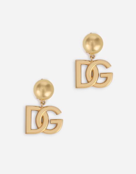 Dolce And Gabbana Earrings, Dg Logo, Expensive Jewelry, Engraved Logo, Patent Leather Pumps, Logo Color, Dolce & Gabbana, Clip On Earrings, Statement Earrings