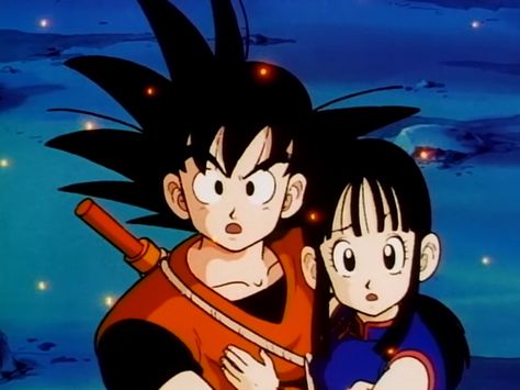 Goku and chichi Chibi Goku, Goku And Chichi, Kid Goku, Dragon Ball Wallpaper Iphone, Dragon Ball Art Goku, Canvas Painting Designs, Cute Couple Wallpaper, Dragon Balls, Dragon Ball Wallpapers