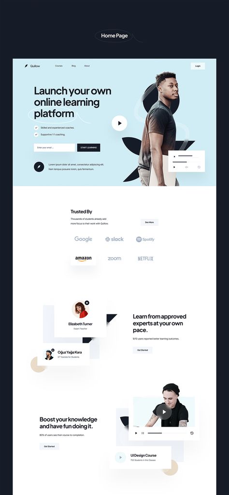 Quillow Webflow Template Website (UI/UX) on Behance Figma Website Template, Webflow Web Design, Webflow Design, Webflow Website, Medical Website, Webflow Templates, Minimal Website, Ui Website, Ecommerce Website Template