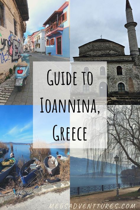 Here is a list of all of the best things to do in Ioannina, Greece. This is a beautiful, underrated city and should definitely be on your list of places to visit in the beautiful country of Greece! Hiking Greece, Solo Travel Europe, Ioannina Greece, European Bucket List, Beautiful Country, The Capital, Greece Travel, Crete, Travel Guides