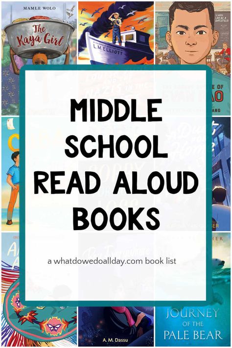 Picture Books For Middle School, Middle School Read Alouds, Middle School Books To Read, Books For Middle Schoolers, Middle School Reading List, Books For Middle School, Academic Design, Middle School Library, Boys Books