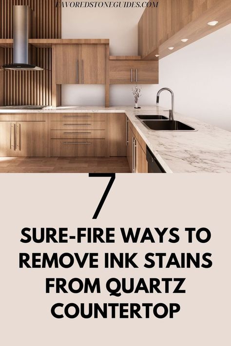 Remove Ink Stains, Ink Stain Removal, Quartz Countertop, Ink Stains, Ink Stain, Stone Countertops, Marble Stone, Cleaning Organizing, Quartz Countertops