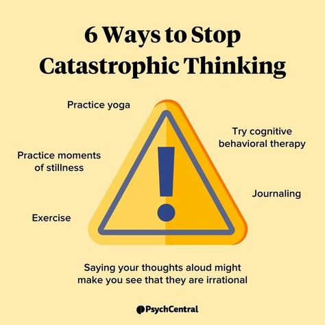 Catastrophizing Thinking, How To Stop Catastrophic Thinking, Stop Catastrophizing, How To Stop Catastrophizing, Thought Distortions, Thought Stopping, Thought Stopping Techniques, Focused Quotes, Stay Focused Quotes