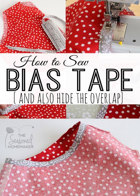 Projek Menjahit, Sew Ins, Beginner Sewing Projects Easy, Leftover Fabric, Creation Couture, Sewing Lessons, Sewing Projects For Beginners, Bias Tape, Sewing Skills