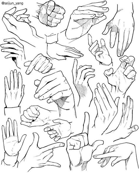 Man Hand Reference, Male Hands Drawing, Male Hand Reference, Anime Hand Reference, Male Hand Drawing, Hand Drawing References, Hands Reference Drawing, Manga Hands, Body Image Art