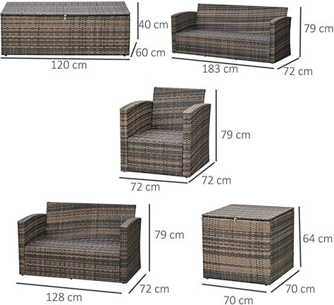 2 Sofas, Conservatory Furniture, Garden Lounge, Wicker Sofa, Rattan Sofa, Antique Chairs, Garden Furniture Sets, Garden Seating, Rattan Furniture