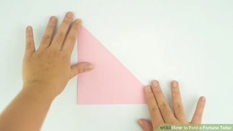 How to Fold a Fortune Teller: 12 Steps (with Pictures) - wikiHow Paper Fortune Teller, Fortune Teller Paper, Something To Write, Piece Of Paper, How To Fold, 12 Steps, Fortune Teller, Fun Craft, Square Paper