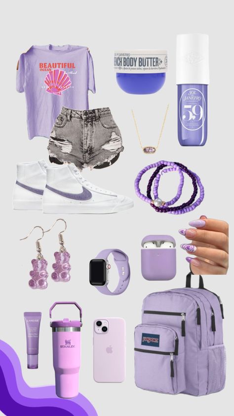 Preppy purple idk Preppy Purple, Purple Preppy, Purple Accessories, Beautiful Ocean, Body Butter, Purple, Quick Saves