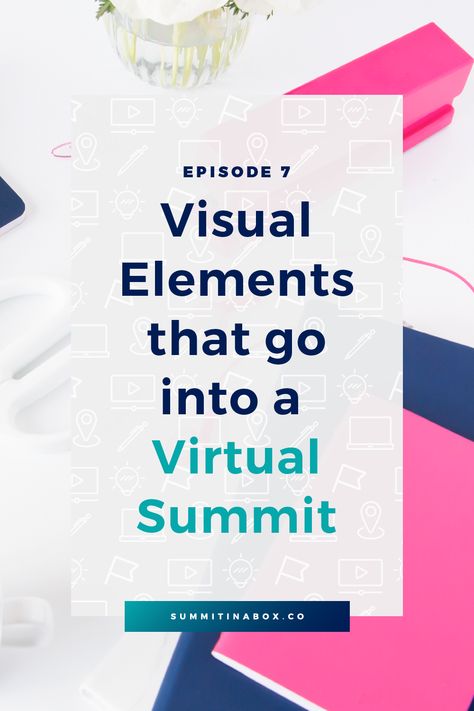 Visuals play a huge part in branding your virtual summit. In this episode we'll cover mistakes to avoid with your visuals, individual visual elements you'll need, and resources to make it easy. // Summit In A Box -- #virtualsummit #onlinesummit #summittips #summitbranding #branding Virtual Summit, Blogging Inspiration, Blog Graphics, Freelance Business, Quote Pins, Start Making Money, Creative Entrepreneurs, Make Money Blogging, Blogging For Beginners