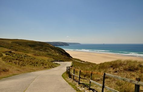 Penhale Sands is part of a Special Area of Conservation that joins up with Perran Sands and Perranporth beach to form a stunning, three mile stretch of… Perranporth Cornwall, Perranporth Beach, Wales Beach, Uk Beach, Houses By The Beach, Ireland Beach, British Beaches, Cornwall Beaches, England Beaches