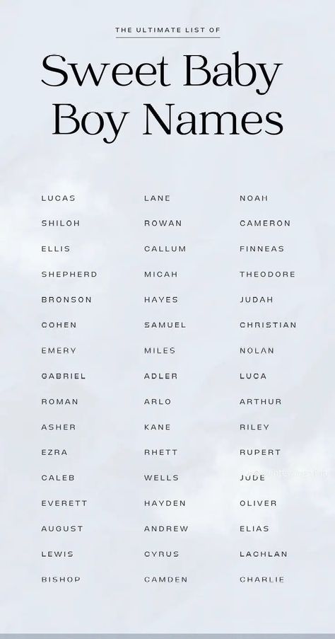 Rare Beautiful Names Unique Boy, Cute Boys Names, Names Boy, Classic Baby Names, Hispanic Boy Names, Baby Boy Name, Last Names For Boys, Baby Names With Meaning, Names For Boys