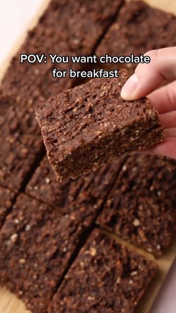 Breakfast Brownies, Smooth Peanut Butter, Weekday Breakfast, Porridge Oats, Health Dinner, Ripe Bananas, Health Dinner Recipes, Flaxseed, Cacao Powder